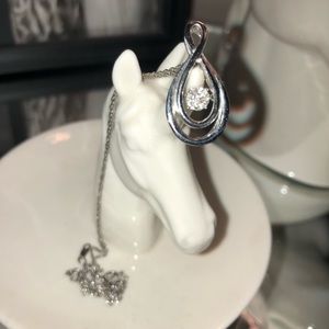 Diamond Infinity Diamond Necklace